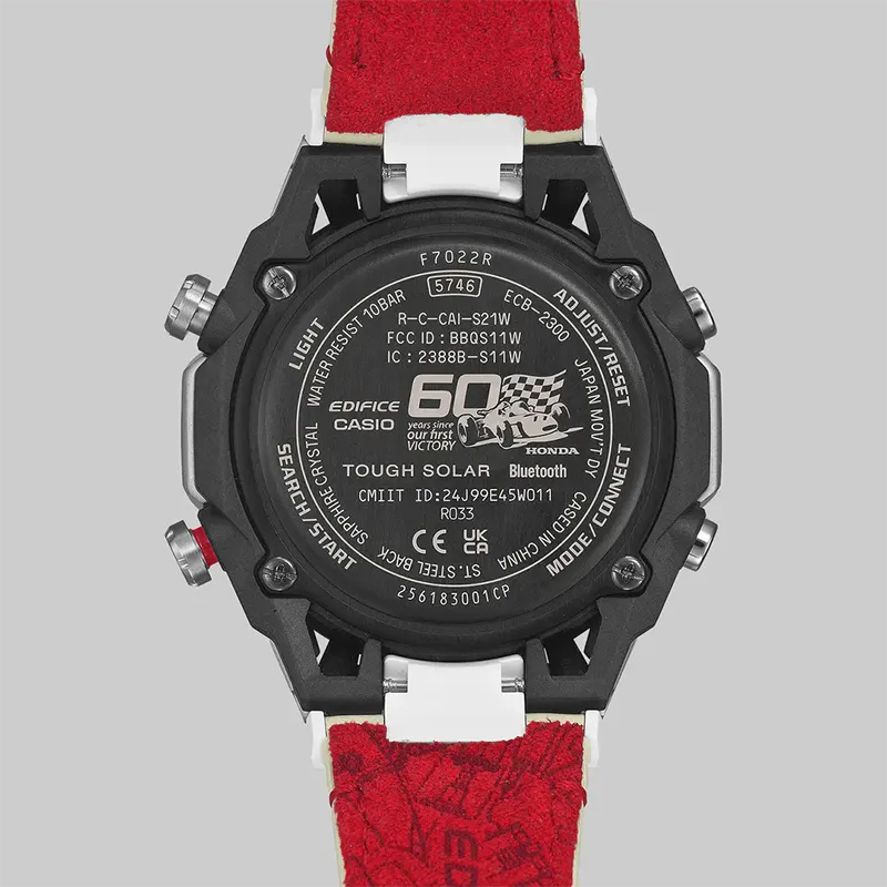 Edifice Honda Limited Edition Solar Bluetooth Racing Men’s Watch- ECB-2300HR-1A
